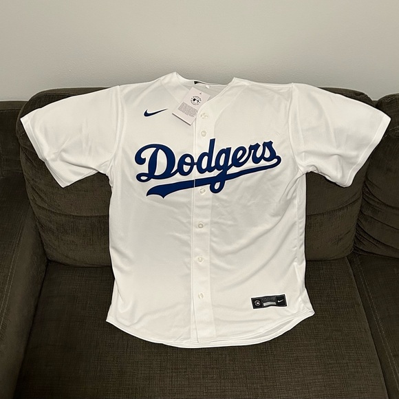 Nike Other - Nike Authentic Los Angeles Dodgers White Home MLB Baseball Jersey Men’s Sz: M